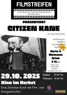 FILMSTREIFEN: Citizen Kane - Orsen Welles